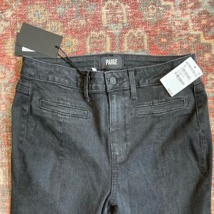 Paige Black Denim Jeans Size 29 NWT high Rise Boot